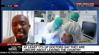 SAMA warns that thousands of doctors will leave SA ahead of planned NHI Dr Mvuyisi Mzukwa [upl. by Nauqan585]