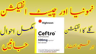 Ceftro inj 500mgim Ceftriaxone  For Antibiotic amp Antibacterial Aims Chistinfection [upl. by Ennylcaj197]