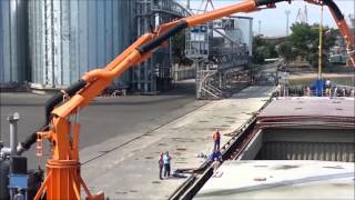 VURMAK ARIEL SUP 150 TH PNEUMATIC SHIPUNLOADER [upl. by Anawat]