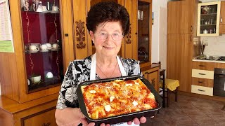 Pasta Grannies share Nonna Igeas timballo from Abruzzo [upl. by Kinsley467]