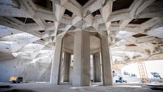 Shrine of ‘Abdu’lBahá Trellis structure fully revealed [upl. by Yeroc323]