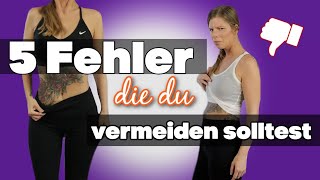 So bekommst du eine SCHMALE TAILLE  5 Fehler die du vermeiden solltest  Tipps und Tricks [upl. by Marcile475]