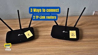 quotMaximize Your Network 3 Ways to Connect Two TPLink Routersquot [upl. by Mandal]