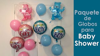 Paquete de Globos para Baby Shower [upl. by Revilo]