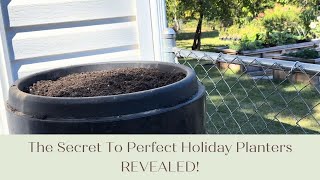 The Secret to Perfect Holiday Planters Revealed [upl. by Jair231]