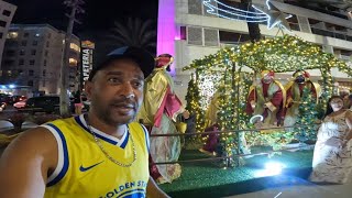 FUI CONHECER A DECORAÇÃO DE NATAL NA PRAIA DE TAMBAÚ EM JOÃO PESSOA PARAIBA BRASIL [upl. by Huskey995]