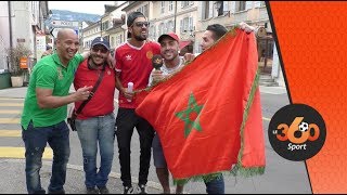 Le360ma • Les Marocains de Genève attendent les Lions avec impatience [upl. by Dhaf]