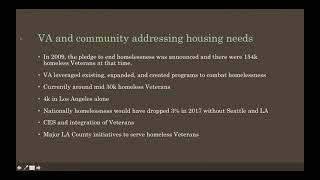 NAPS Webinar 36  Veteran Homelessness from a Peer Specialist Perspective [upl. by Yeldua716]