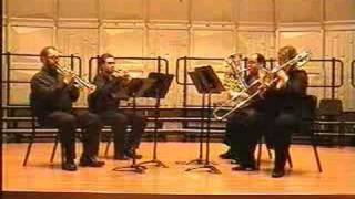 PRISM BRASS QUARTET Canzona Per Sonare No 1 Gabrieli [upl. by Yztim]