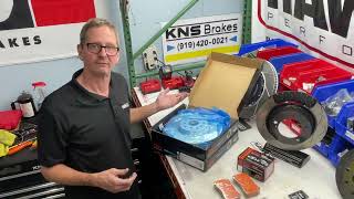 KNS Brakes DBA Enshield Rotor Overview for Subaru [upl. by Otinauj190]