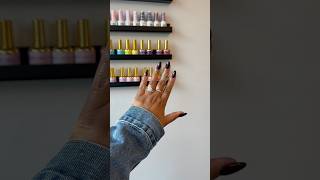 builder gel nails for the holiday season💜🖤 buildergelnails asmr gelnails winternails [upl. by Abernon]