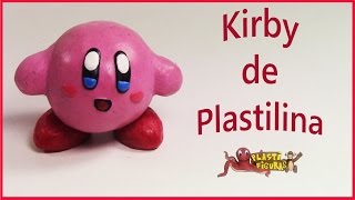 Como hacer a Kirby de PlastilinaPorcelana FriaHow To Make Kirby with PlasticineClay [upl. by Aerdnak]