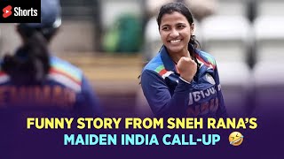 Funny Story of Sneh Ranas India debut 😂 ytshorts [upl. by Amolap320]