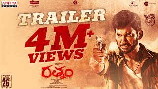 Rathnam Trailer Telugu  Vishal Priya Bhavani Shankar  Hari  Devi Sri Prasad [upl. by Jannel899]