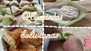 Humintas bolivianas  al horno en olla y en molde cocinando con mi abuelita [upl. by Decima]