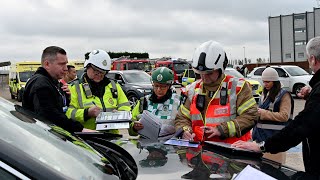 Operation Callicarpa exercise at Silverstone [upl. by Sileray]