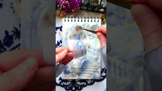 Beautiful princess sticker handbook page ASMR anime princess asmr [upl. by Janessa463]