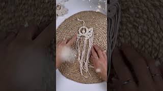 DIY Macrame Angel Tutorial [upl. by Doralynn]