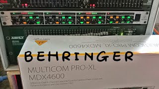 Unboxing BEHRINGER MULTICOM PROXL MDX4600 sangat berguna ketika di buat untuk live musik [upl. by Box]