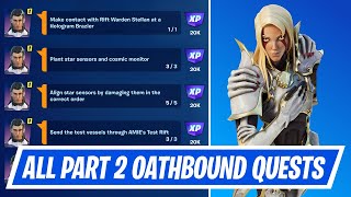 Fortnite Complete Oathbound Part 2 Quests  How to Complete Oathbound Challenges Fortnite Chapter 4 [upl. by Moht983]