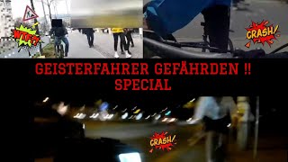 SPECIAL  Geisterradler  FalscheSeiteRadfahrer  Geisterfahrer gefährden [upl. by Natloz]