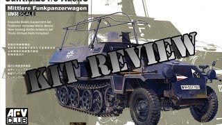 AFV CLUB 135 SdKfz 2513 Ausf C REVIEW [upl. by Cock729]