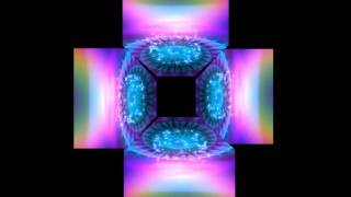 Colorful stage hologram Technology Video for 4 face Holographic Pyramid 4 face view [upl. by Gonroff]