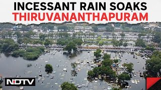 Kerala News  Incessant Rain Soaks Thiruvananthapuram City Submerged In Water [upl. by Northrop]