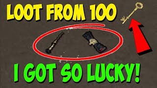 BackToBack RARE Loot  Loot From 100 Gold Tomb Keys  50M OSRS GP GIVEAWAY  RuneX RSPS [upl. by Lyrac]