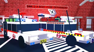 I made ghostbusters ECTO 1 and ECTO 1A in build a boat fore treasure Roblox [upl. by Oicnoel785]