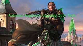 Ruthless Regiment Upgrade Deck Tech [upl. by Acimat]