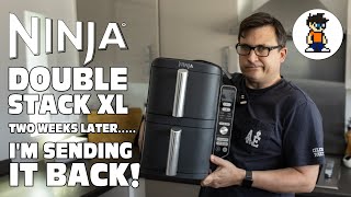 Ninja Double Stack XL Air Fryer  Its going BACK  Two weeks on [upl. by Akimehs]