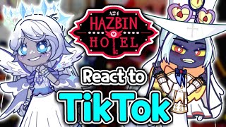 Hazbin Hotel react to Hazbin Hotels Tiktok 🏨 ✨  Gacha Reacts  Gacha Life 2  Part 2 [upl. by Amuwkuhc]