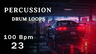 Classic Percussion Drum Loop 100 Bpm 23  Sample Pack Loop  Free Type Beat [upl. by Euqinor]