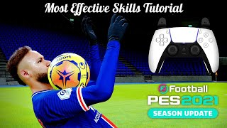 PES 2021  Most Effective Skills Tutorial PS5  4K [upl. by Avrit]