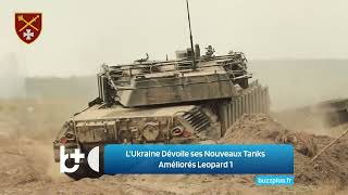 LUkraine Dévoile ses Nouveaux Tanks Améliorés Leopard 1 [upl. by Englis199]