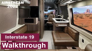 Airstream 2022 Interstate 19 Touring Coach Walkthrough [upl. by Gilligan]