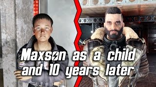 Fallout 4  Elder Maxson as a child in Fallout 3 and 10 years later in Fallout 4 [upl. by Annerb]