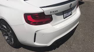 Dinan BMW M2 Catback Exhaust From Bimmerfest 2017 [upl. by Eenattirb]