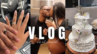 VLOG WE GOT MARRIED WEDDING DAY VLOG [upl. by Houlberg]