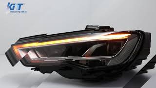 The New Full LED Headlights for Audi A3 8V PreFacelift only on KiTT Tuning [upl. by Teage]