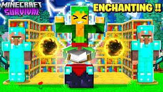 Ultimate Enchantment Room  Minecraft Survival EP 9 [upl. by Yuzik]