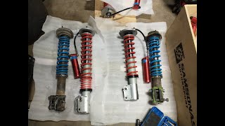 Samsonas full spec gravel coilovers installation on a 2004 Subaru STi [upl. by Candy]