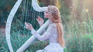 Relaxing Ambience 😌 Beautiful Harp Music to Relax 😌 Calm Harp Instrumental [upl. by Sidnak]