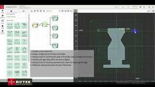 2D Optical micrometer Example of the formation of the measurement algorithm [upl. by Nortna]