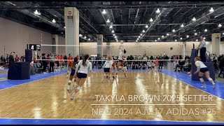 Takyla Brown 2025 Setter NEQ 2024 [upl. by Ruth869]