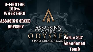 Assassins Creed Odyssey 100 Walkthrough Abandoned Tomb [upl. by Mireille]