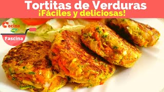 COMO HACER TORTITAS DE VERDURAS  Fáciles y Deliciosas LaCocinaMeFascina [upl. by Helaine239]