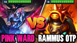 PINK WARD SHACO VS RAMMUS TOP ONE TRICK  CHALLENGER ELO SHOWDOWN [upl. by Xad]