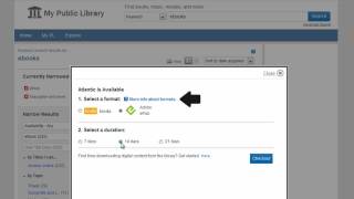 BiblioCommons Downloading and Managing Your Digital Titles [upl. by Ahsinik932]